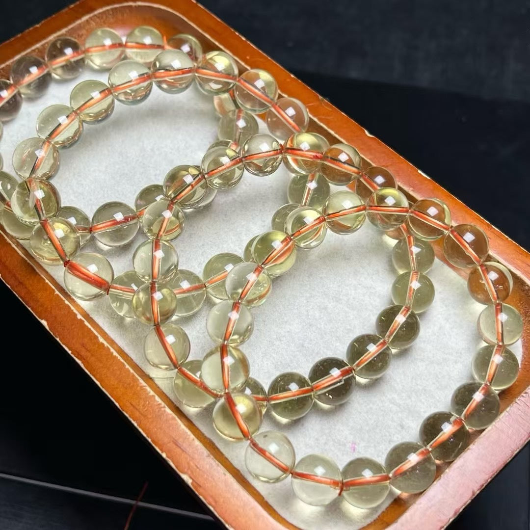 天然ブラジリアンイエロークリスタルブレス