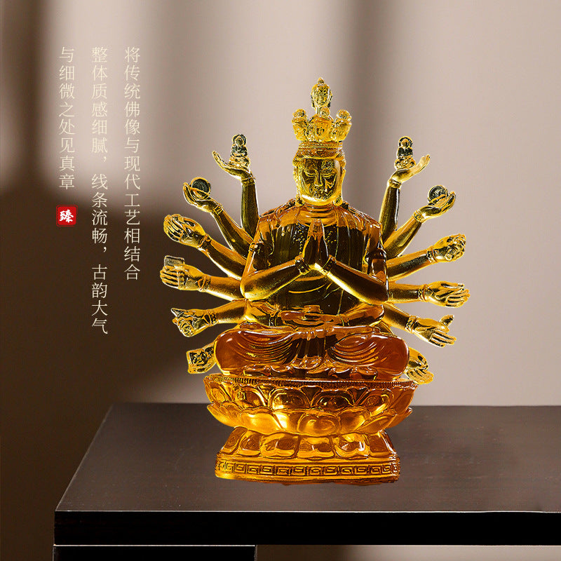 瑠璃千手観音密宗仏像