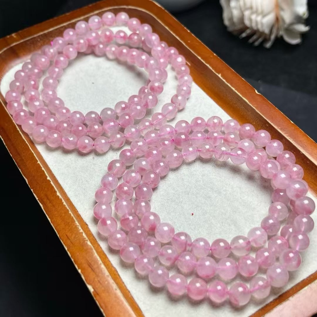 6mmバラ桜雨一輪ブレス