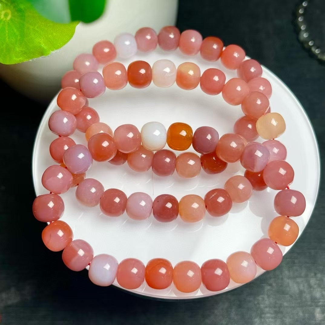 9mm塩源瑪瑙の古いタイプの1つの輪のブレスレット