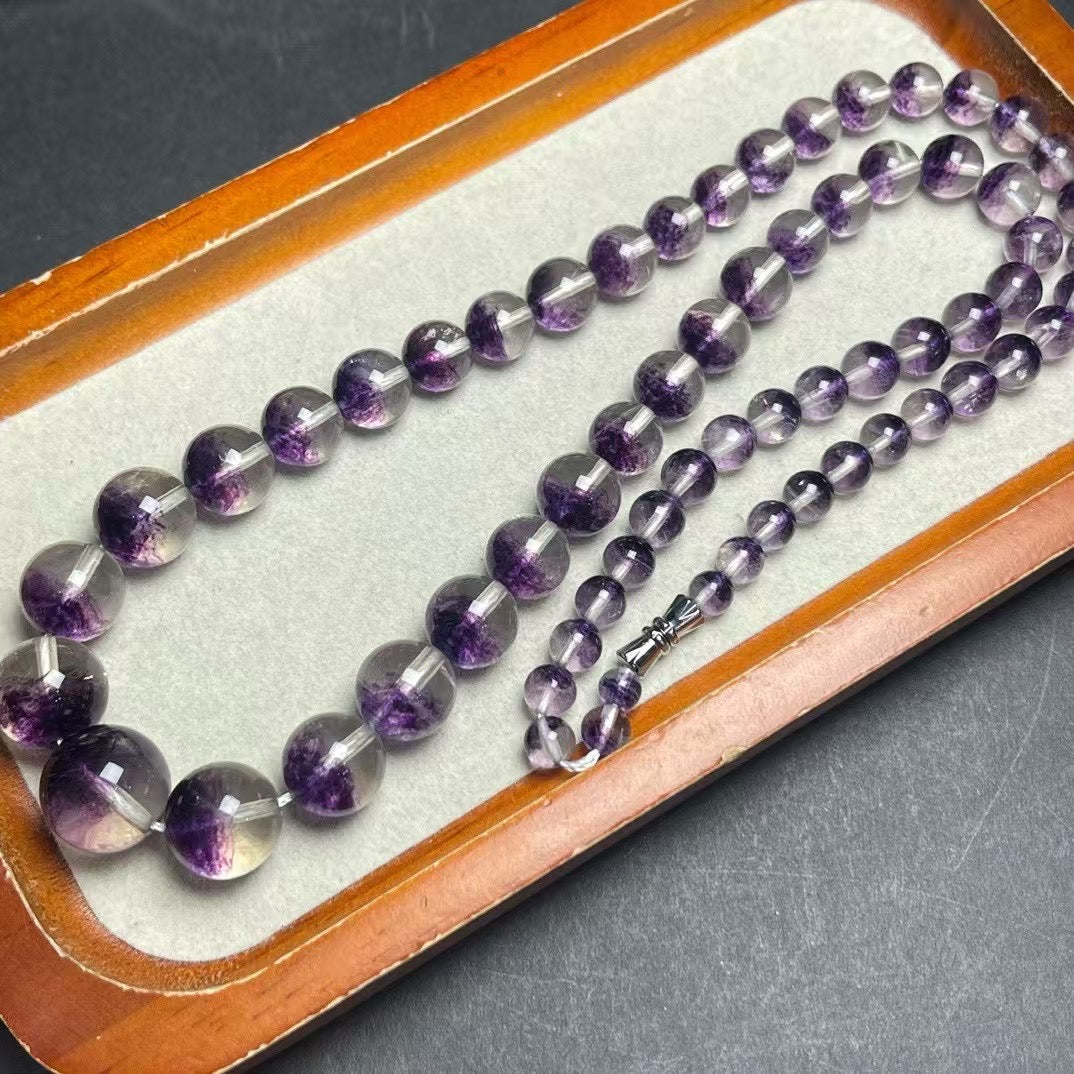 5mm~14mm天然紫瑩石塔鎖