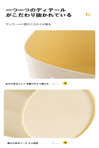 高いデザイン性の卓上ゴミ箱 オフィス用フタなし分別ゴミ容器 ミニサイズリビング紙くず入れ 茶葉水切り桶