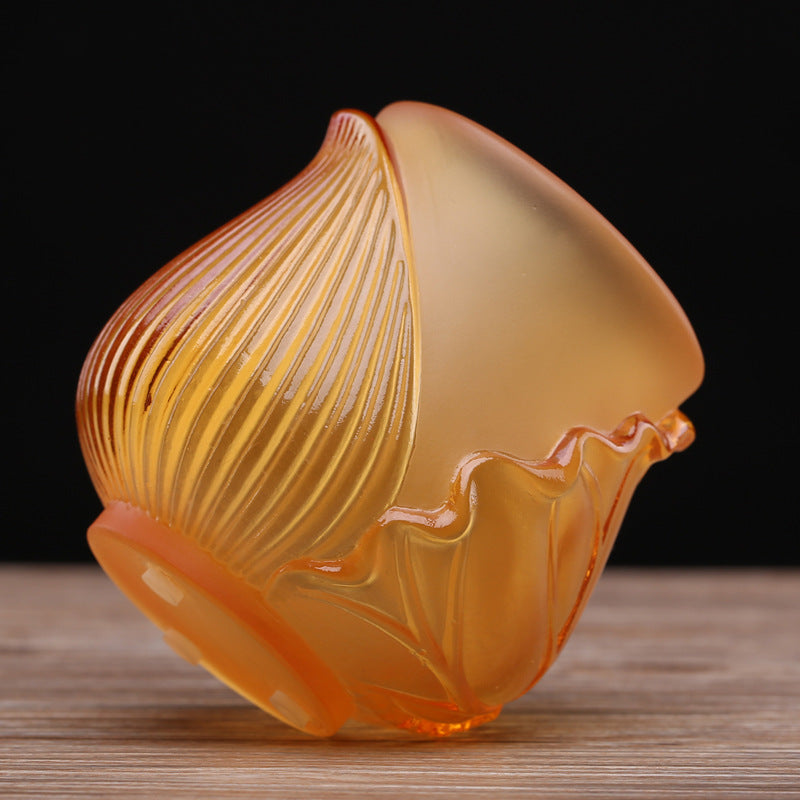 古法琉璃三联杯