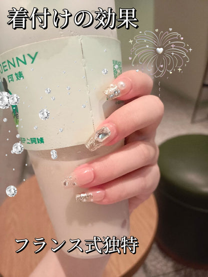 富家令嬢パールダイヤモンドキャッツアイ爆閃フレンチウェアラブル