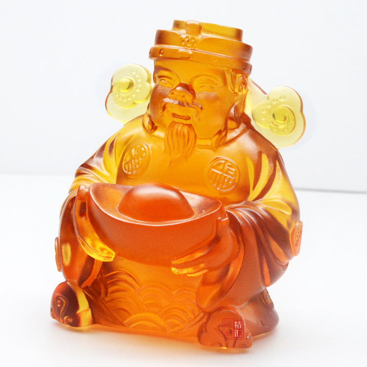 財神爺招財元宝仏像