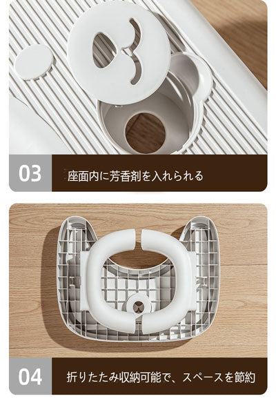 新しいタイプのフットスツール 角度調整可能・滑り止め オフィス用足踏みスツール トイレ・浴室用 便器にフィットする神器 トイレスツール