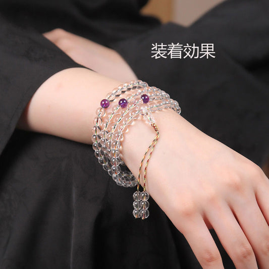 6mmの多様な天然クリスタル男女共に着用可能