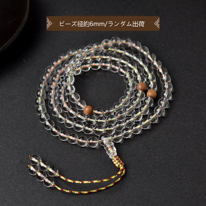 6mmの多様な天然クリスタル男女共に着用可能