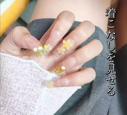 春のチューリップの優しく優雅な立体手描き長いはしごを作り