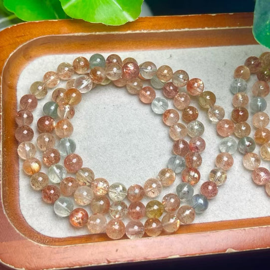 6mm天然アルーシャの輪っかブレス