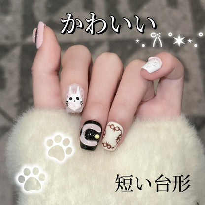 ドーパミン可愛い風立体ピンチゴム短い台形のデイリーウエア