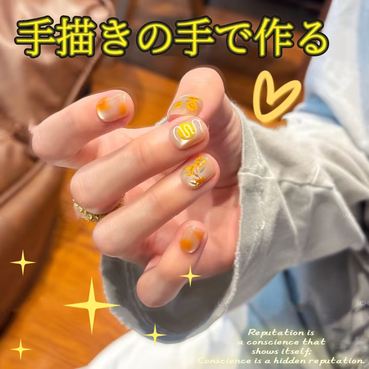 金桂甜醸秋季私語めまい感猫の目きらきら手手描き別格短方円着用甲