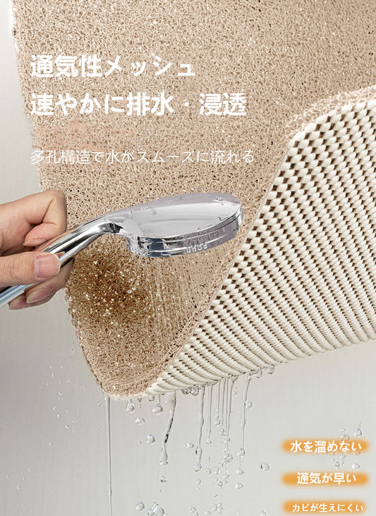 トイレ・浴室・シャワールーム多用途 滑り止め地マット 糸巻きまたはひかり瓜調 足元用