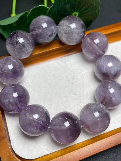 23mmパープルウサギファークォーツシングルリングブレスレット