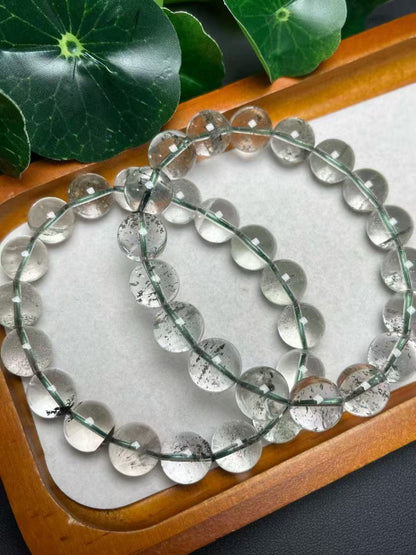 12mmグリーンゴーストシングルカールブレスレット