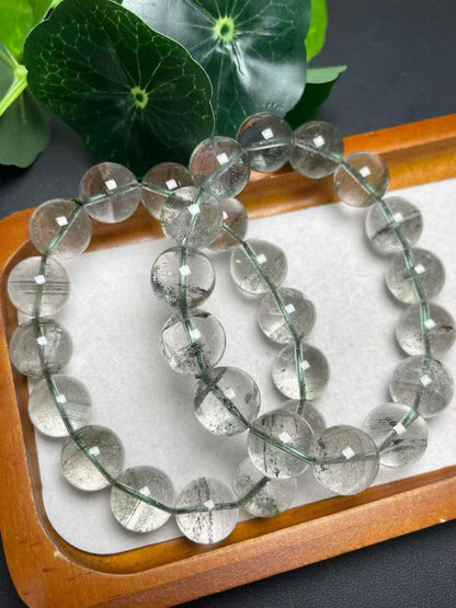 12mmグリーンゴーストシングルカールブレスレット