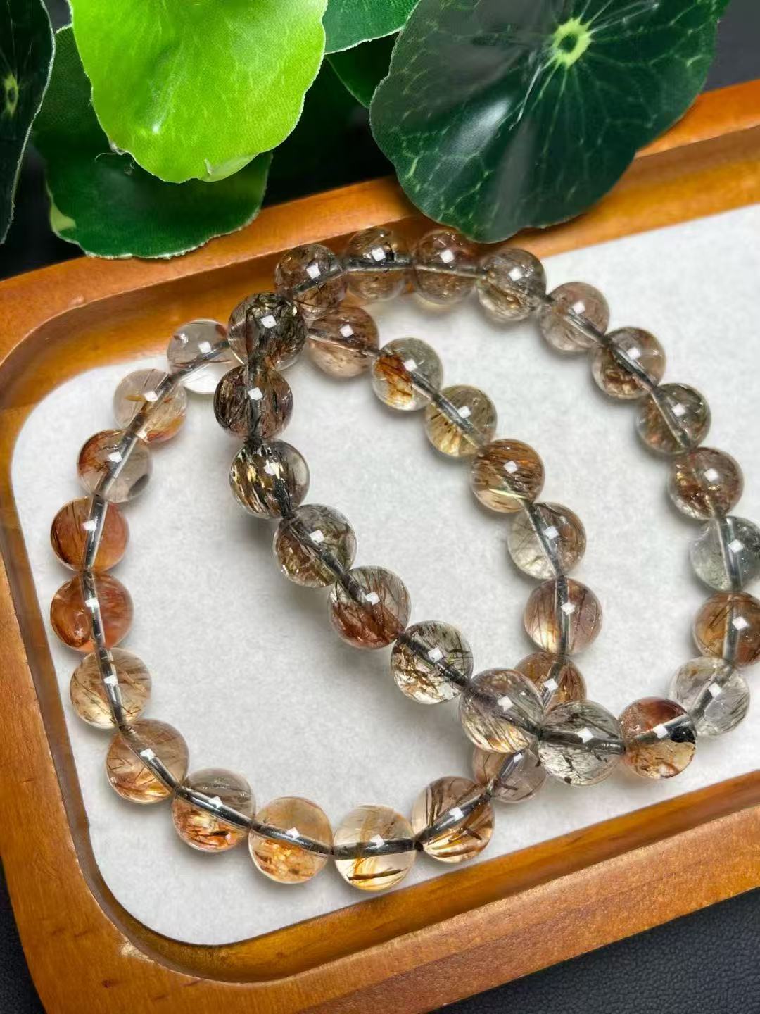 9mmブラックゴールド スーパー シングルリング ブレスレット