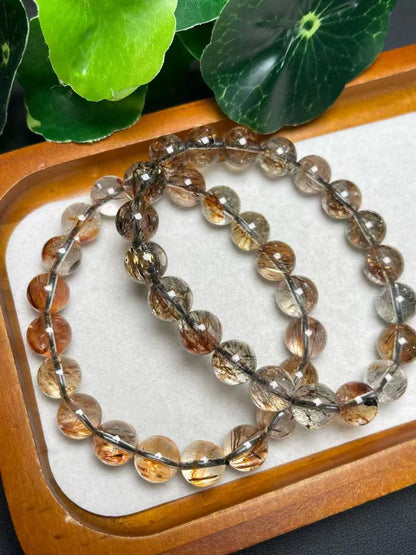 9mmブラックゴールド スーパー シングルリング ブレスレット