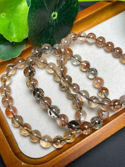 9mmブラックゴールド スーパー シングルリング ブレスレット