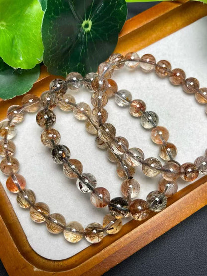 9mmブラックゴールド スーパー シングルリング ブレスレット