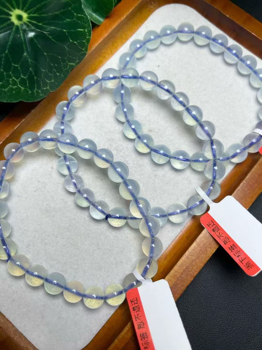 10mmアクアマリンシングルループブレスレット