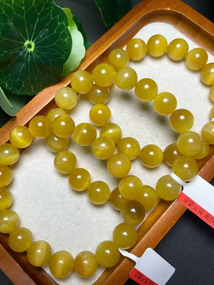 12mmゴールデンタイガーアイシングルブレスレット