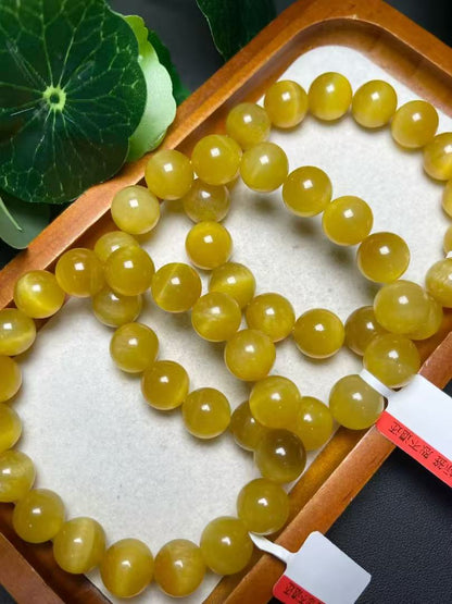 12mmゴールデンタイガーアイシングルブレスレット