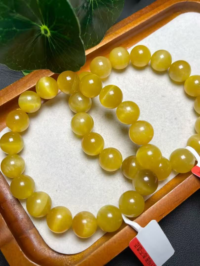 12mmゴールデンタイガーアイシングルブレスレット