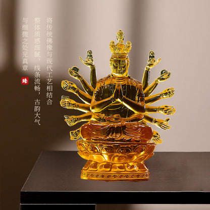 瑠璃千手観音密宗仏像