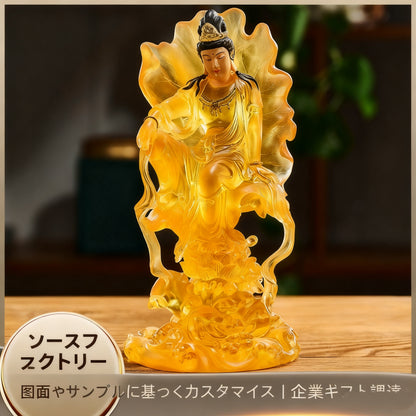 観音水琉璃仏像