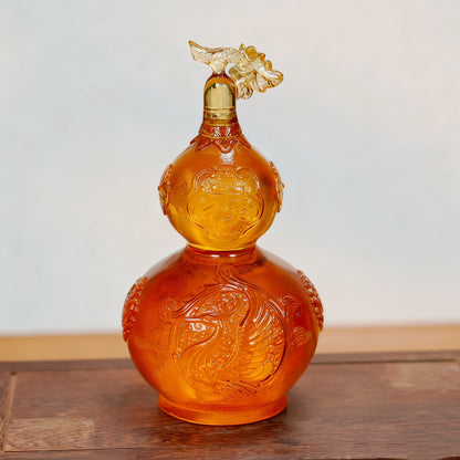 葫芦のガラス置物