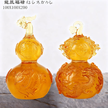 葫芦のガラス置物