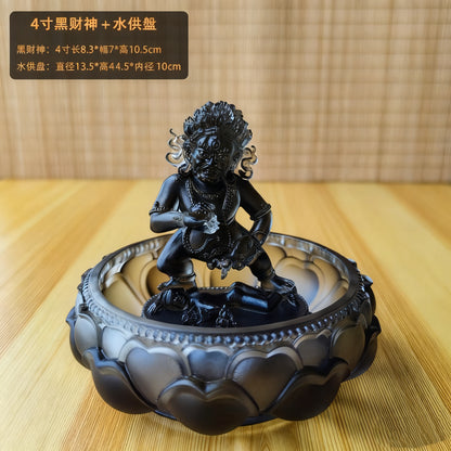 瑠璃五路財神仏像