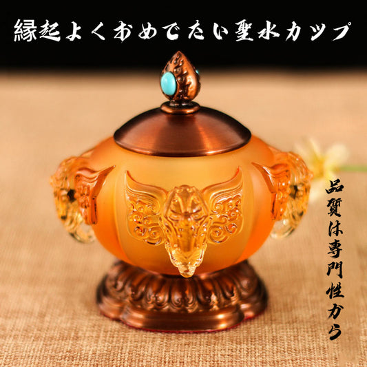 観音財神仏前聖水杯