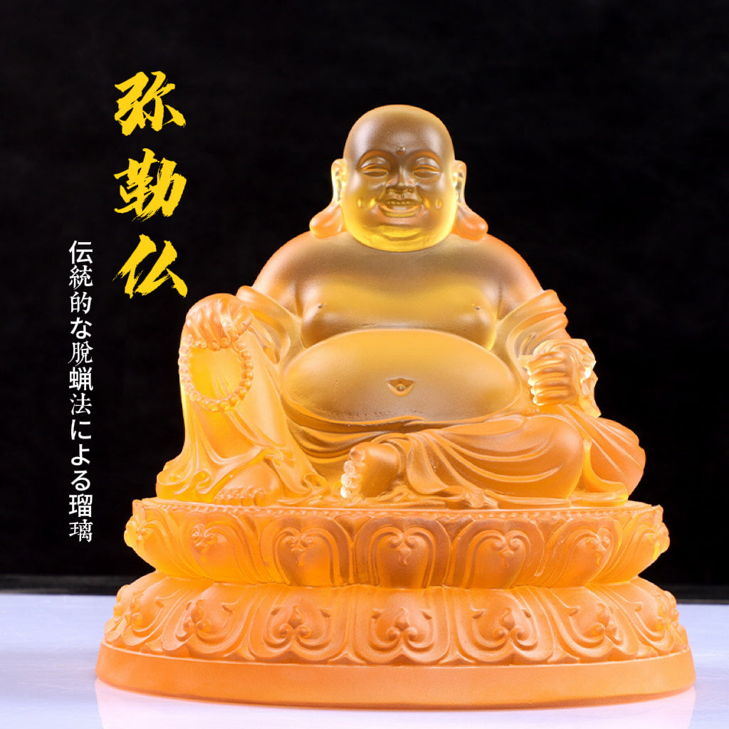 琉璃大肚弥勒佛