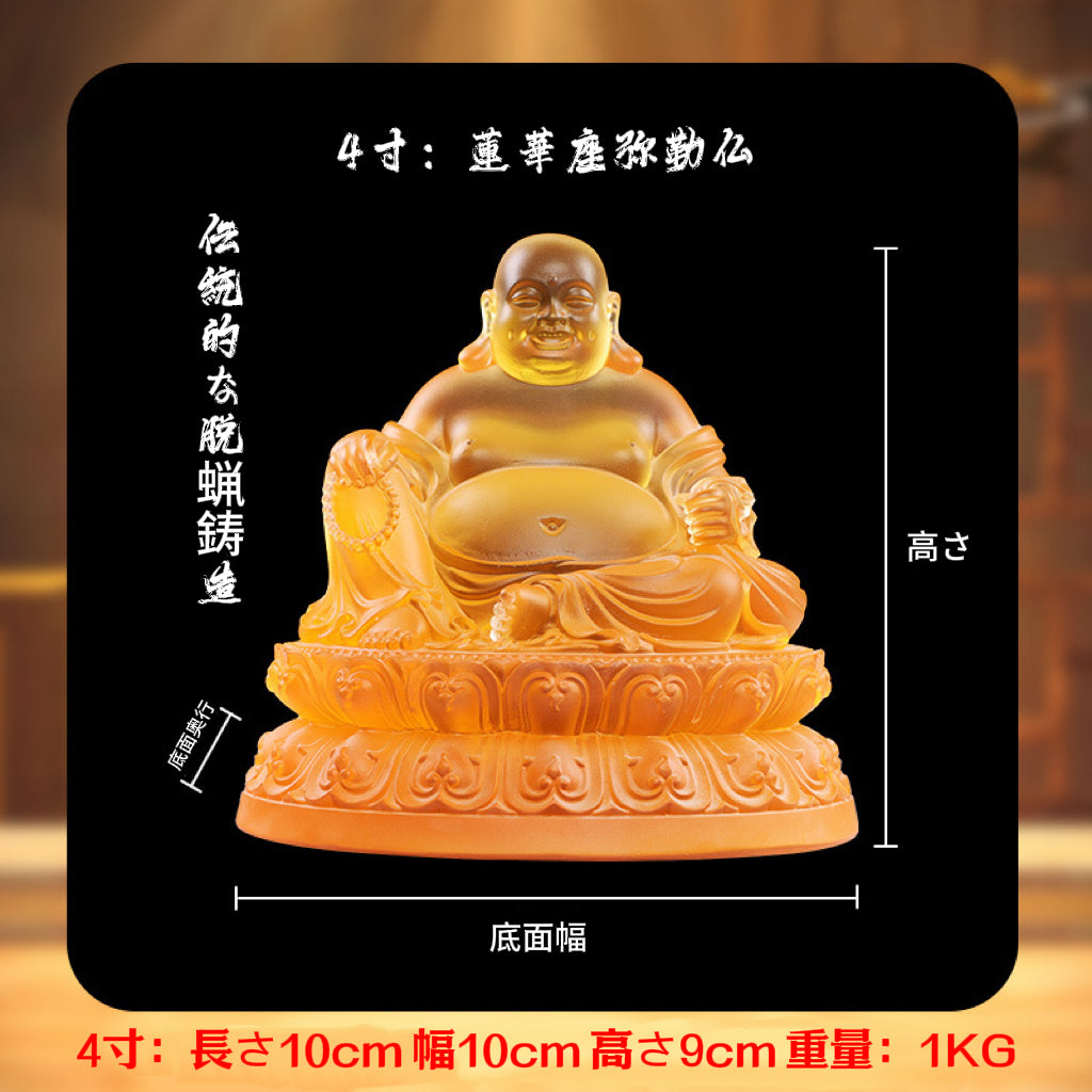 琉璃大肚弥勒佛