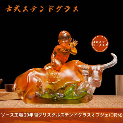 古法琉璃の十二支置物