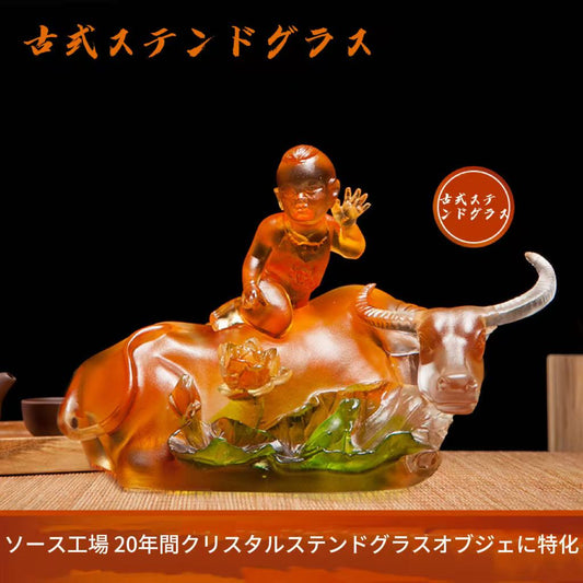 古法琉璃の十二支置物