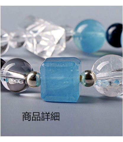 ナチュラルホワイトクリスタルの2色コーデ