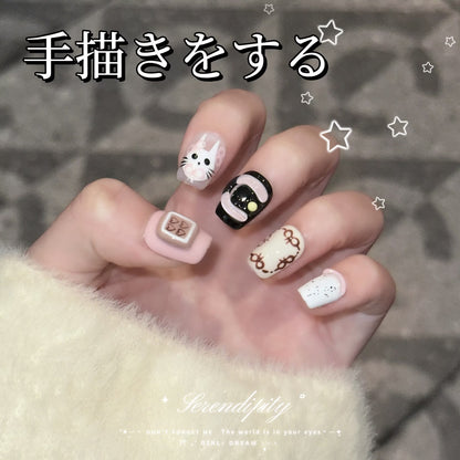 ドーパミン可愛い風立体ピンチゴム短い台形のデイリーウエア