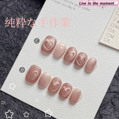 心働の信号の光治療のピンクのきらめく猫の目シンプルな純粋な色のかわいい独特の短い台形の甲を着け