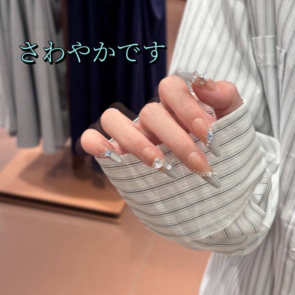 青精霊愛心砕鈷猫眼爆閃さわやかフランス長楕円着用甲