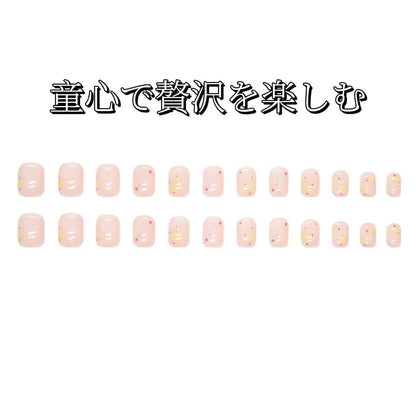 甘い波の点の星を透かしてやさしいins風遊び心遊び心のある短い方円を着け