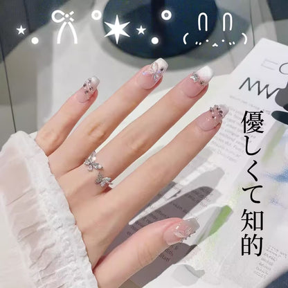 鏡月蝶の砕いたダイヤの装飾の猫の目フランス式の軽くて上品な知性の台形の身を着け