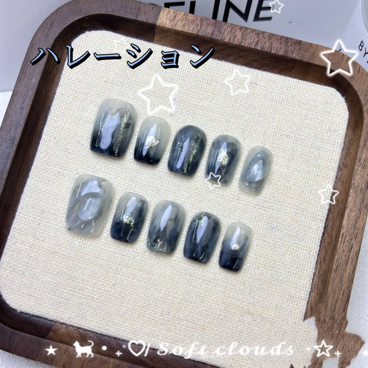 波瀾の手染めで白を出して高級感を出し短い角型のアーマー