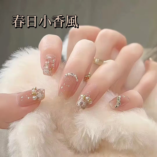 春日小香風のやさしさ顕白真珠軽奢・短台形手製装身具.