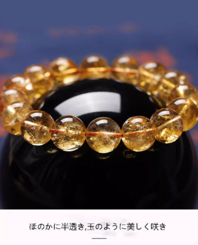 12mm天然黄超七富の晶