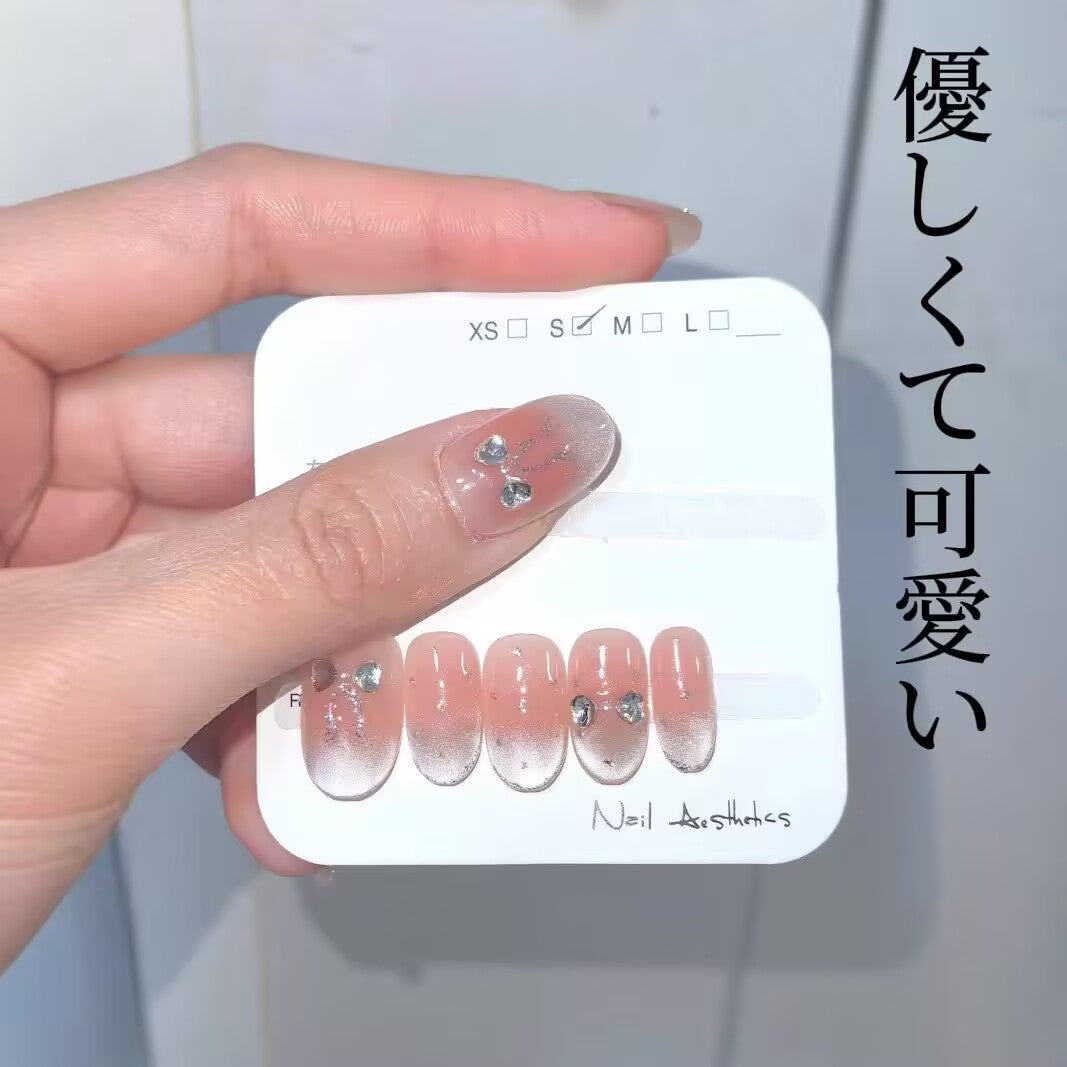 初恋の女神蝶結びチークキャッツアイ優しくてかわいい楕円形の身につけてい