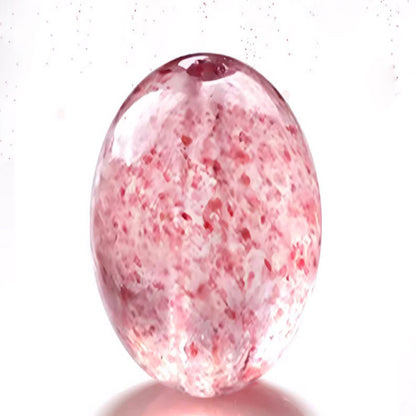 天然苺クリスタル ブレス高透氷種 ピンククリスタル