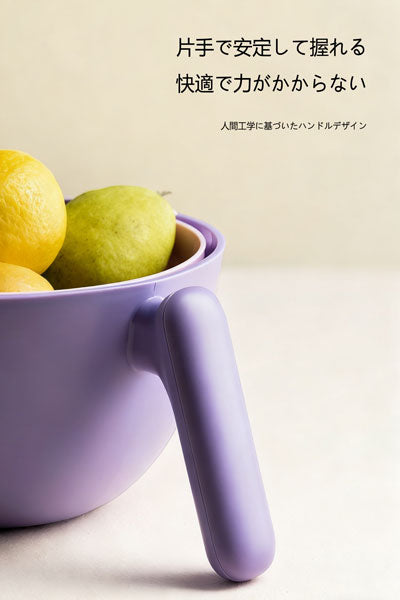 二重層式の洗い鉢水切りラック、インターネットで人気のあるフルーツトレイ、野菜洗いラック、キッチン用の水切りラック。